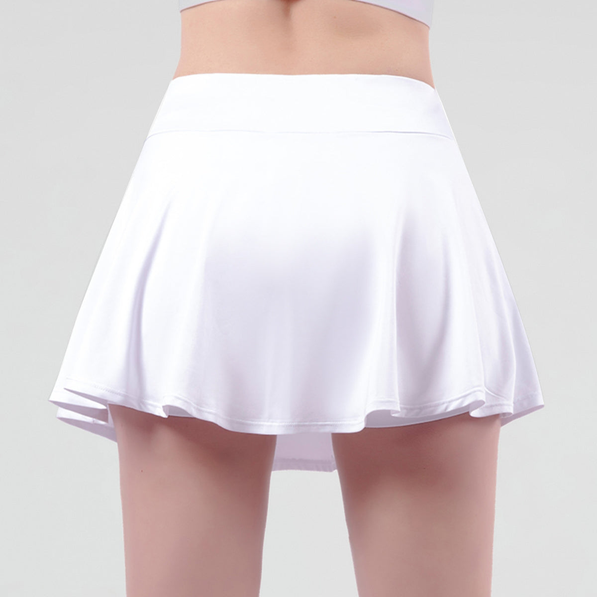 Wide Waistband Sports Skort