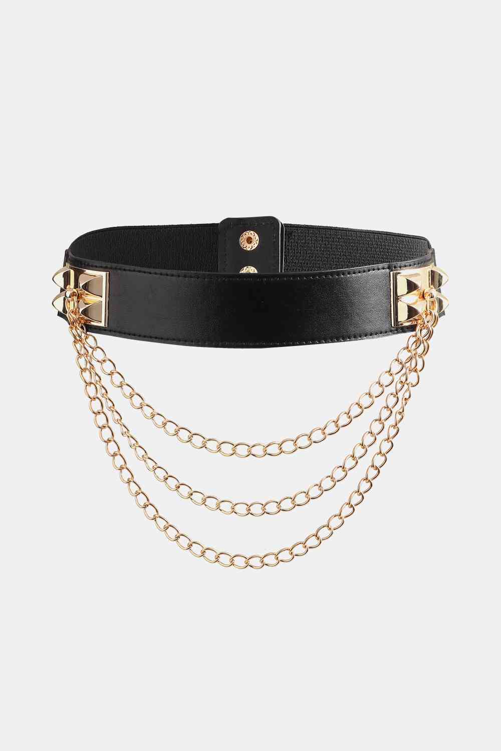 Elastic Belt with Chain