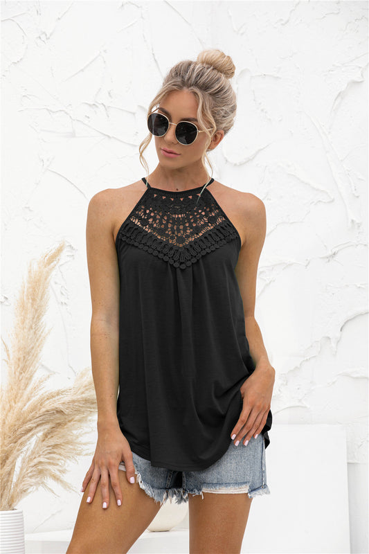 Halter Crochet Tank Top