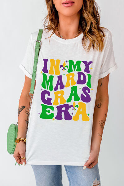 IN MY MARDI GRAS ERA Round Neck T-Shirt