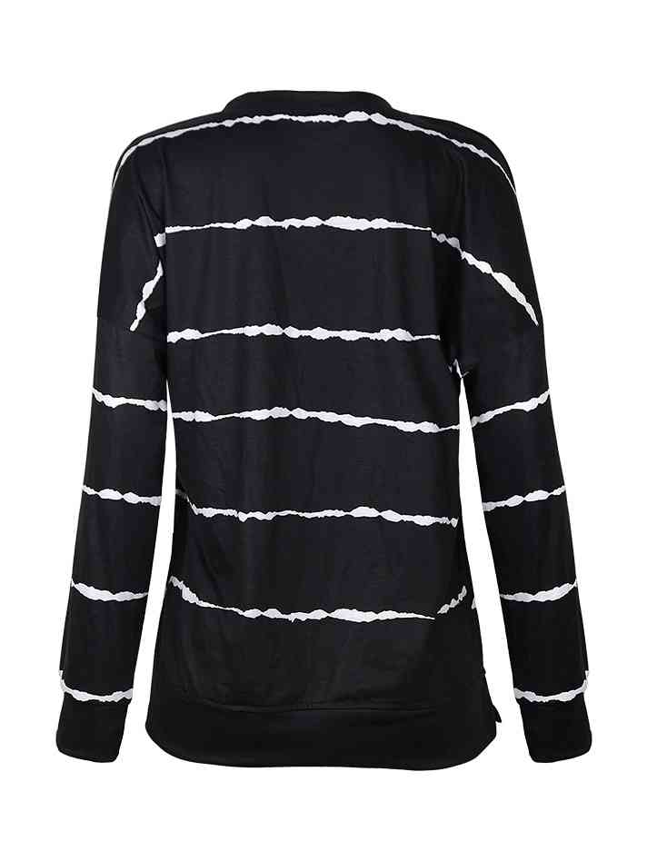 Striped Round Neck T-Shirt